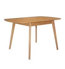 Dining Table, Small Butterfly Leaf Extendable Table, Kitchen Table in Light Oak