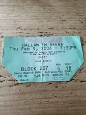 Oasis Sheffield Arena Ticket