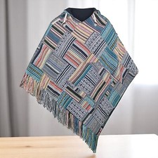 Mexican Baja Poncho Mens 100%