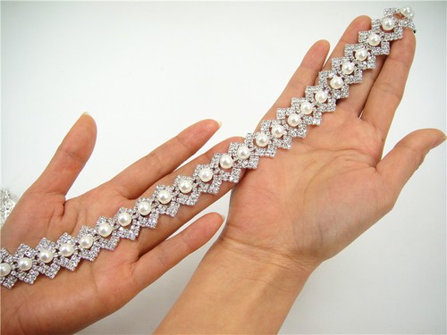 Rhinestone craft wedding chain - craft,
