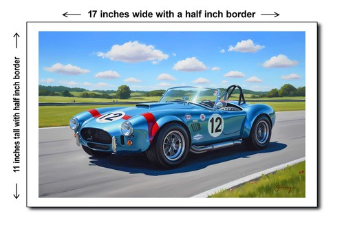 1964 shelby cobra 11x17 - 1964,