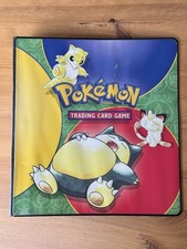Vintage Pokemon TCG Original A4 Folder Snorlax 1999 Binder WOTC