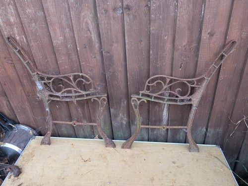 Vintage cast iron - garden, bench