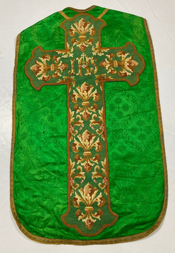 Vintage embroidered church - vintage,