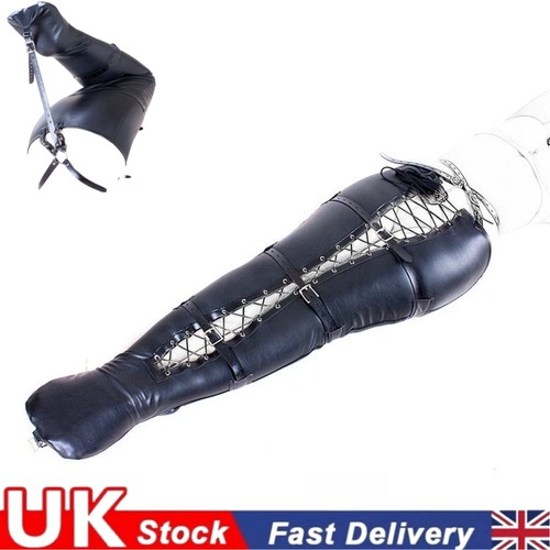 Black leather full - black, body
