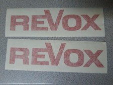 2 x Large vinyl stickers