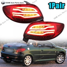 Pair For Peugeot 206 206CC 2004-2008 Taillight LED Steering Light Brake Light