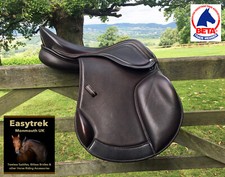 TREELESS GP saddle Black or Brown soft quality leather. EASYTREK UK - ALL SIZES 