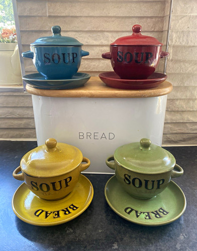 Vintage style ceramic lidded - style,
