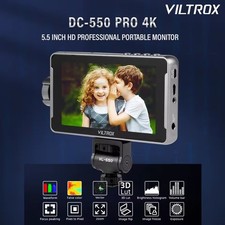 Viltrox DC-550 Pro 5.5" 1200Nit Camera DSLR Video Monitor 4K HDMI Touch-Screen 