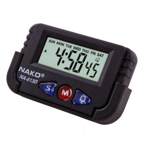 Car dashboard desk alarm - dashboard, clock