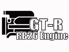 RB26 engine GTR Nissan sticker