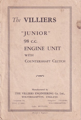 Villiers junior 98cc - villiers,