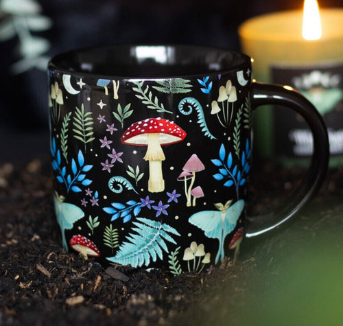 Dark forest print mug brand - print,