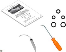 Mercedes SLK 230 320  R170 Convertible Hydraulic Cylinder Repair Kit with Pick