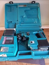 Makita 24v SDS Cordless Drill Model BHR200 With Case, Charger, 2 Batteries