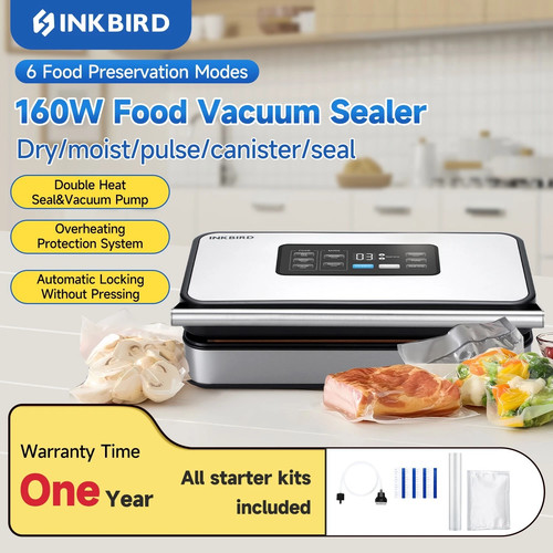 Inkbird food vacuum sealer - vacuum,