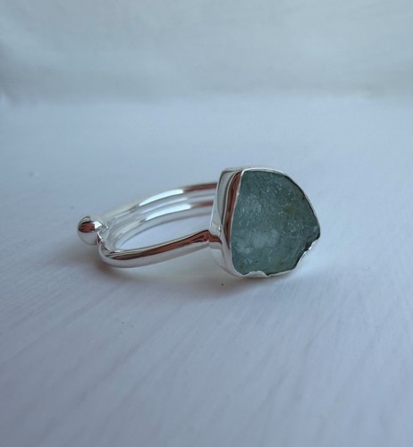 Narelle rough aquamarine 925 - narelle,