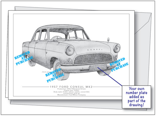 Ford consul mk2 personalised - ford,