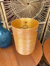 Vintage Fibreglass Orange Lamp