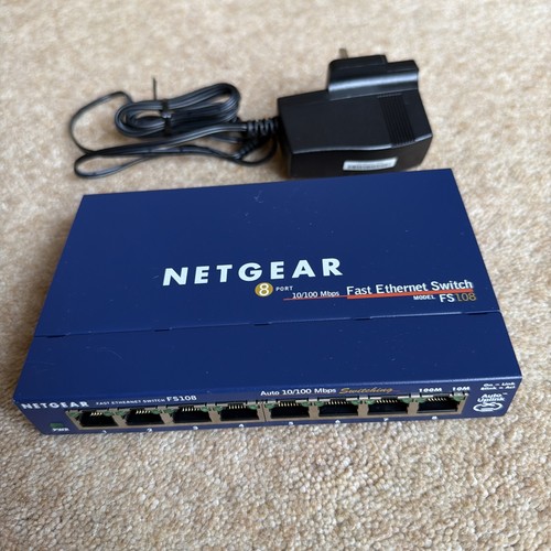 Netgear prosafe fs108 - netgear, v2