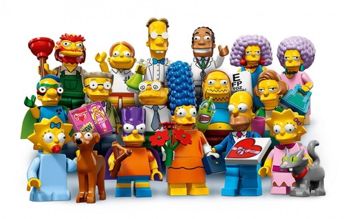 Lego minifigures simpsons - lego,