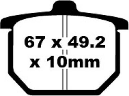 Ebc brakes brake pads - -,