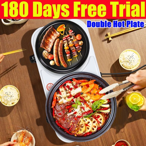 2500w double electric cooker - double,