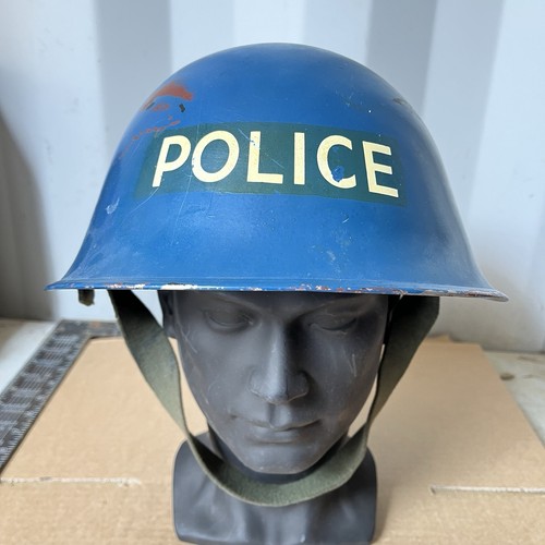 Post ww2 police steel - , helmet
