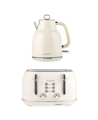 Salter cream retro kettle - salter,