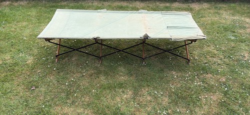 Vintage camp cot - vintage,