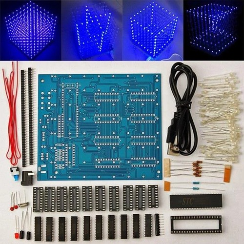 Led cube kit educational - led,
