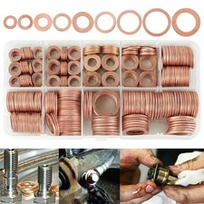 200 Pcs 9 Sizes Solid Copper