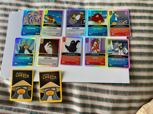 Random club penguin card - x,