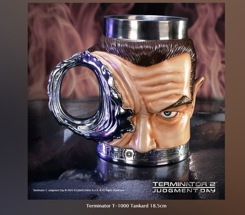 Terminator 1000 head with - terminator, t-1000