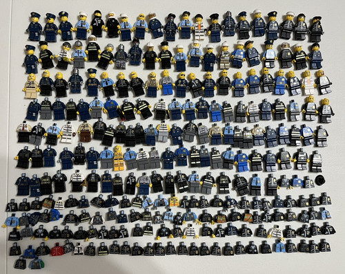 Lego police fire minifigure - police, &