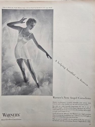 1954 women warner - warner's, angel