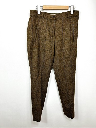 Purdey brown 100 wool tweed - purdey,