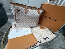 Louis Vuitton Neverfull Tote MM Beige Canvas