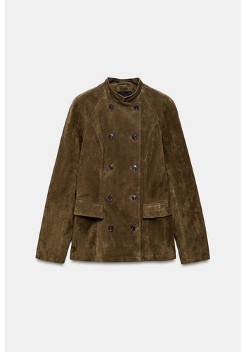 Zara fitted 100 leather - zara,