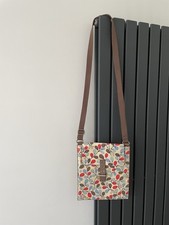 Boden Ivory Blue & Red Floral