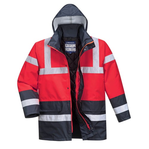 Vis waterproof jacket lined - hi,