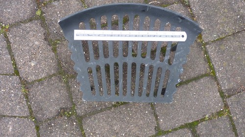 Cast iron fire grate for - 18",
