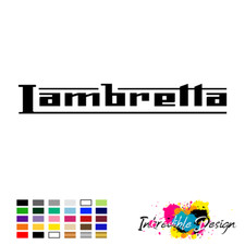 Lambretta Logo Badge Vinyl