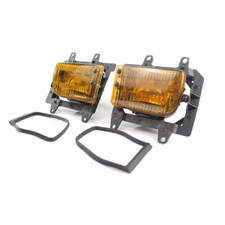 2PC Front Fog Light Lamp Plastic Lens Kit for BMW E30 3-Series 85-1993 325i 318i