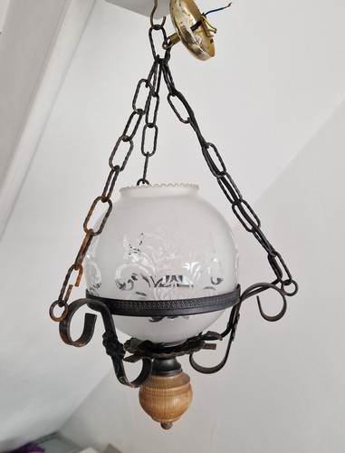 Pair antique victorian iron - pair,