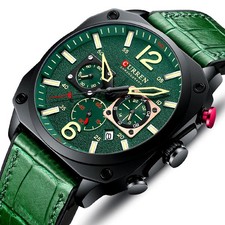 CURREN Mens Military Watch