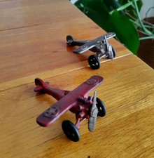 Vintage metal airplane