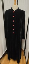 Laura Ashley Black Silk Velvet