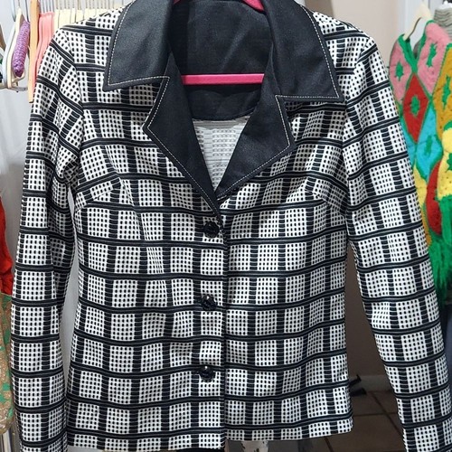 Black and white - , polyester
